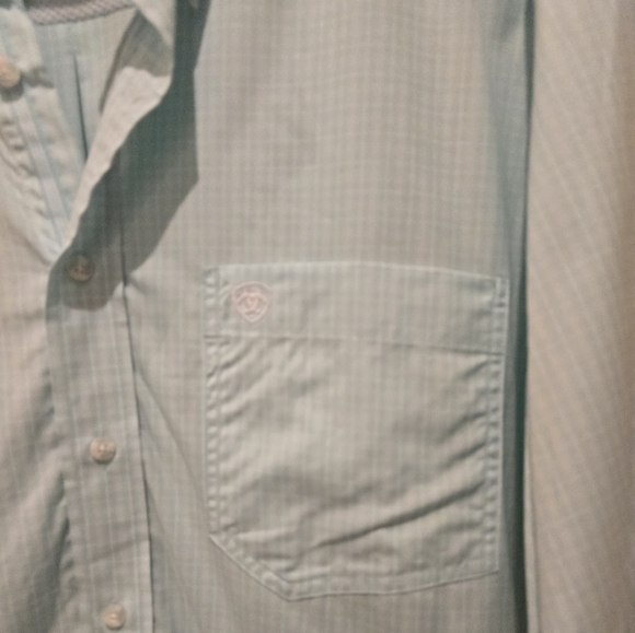 Ariat Pro Short Sleeve Button Down Shirt. Size 2XLT - Picture 3 of 9